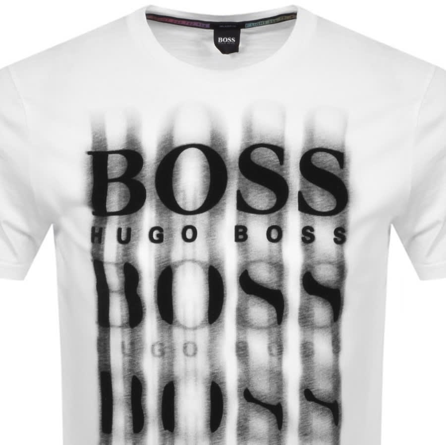 Alternative Image for ProductBOSS Tblurry 4 T Shirt White2